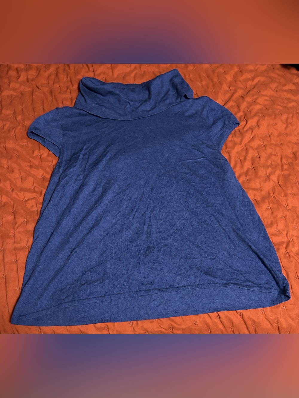 Plus size Coldwater Creek cowl-neck short sleeve sweater 3X
